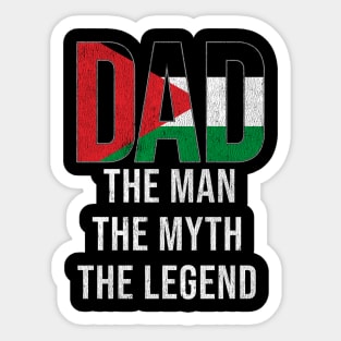 Palestinian Dad The Man The Myth The Legend - Gift for Palestinian Dad With Roots From Palestinian Sticker